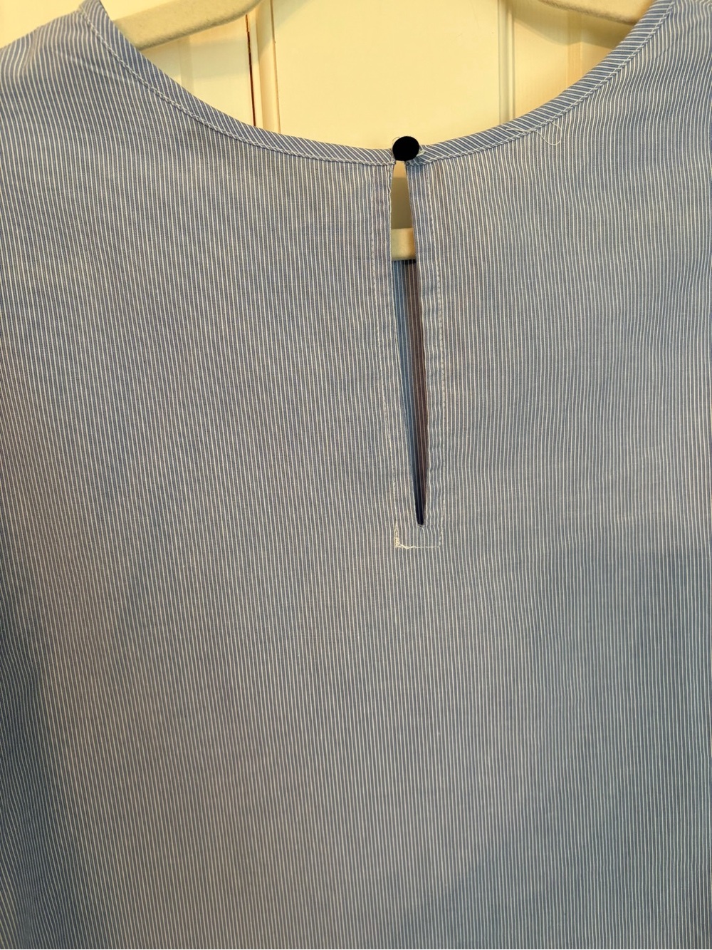 Zara Basic Blue Striped Top - Picture 5 of 5